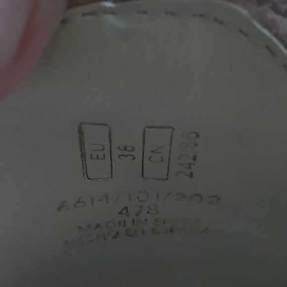 Zara Pink Suede lace up heels  * Damaged - Picture 6 of 7